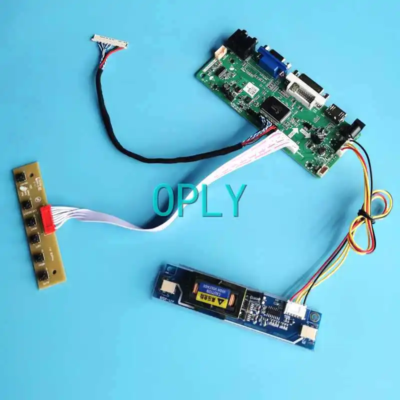 

LCD Display Matrix Controller Board Fit LQ170M1LA4B LQ170M1LA4G DIY Kit 2CCFL 17" 1920*1200 30 Pin LVDS VGA DVI HDMI-Compatible