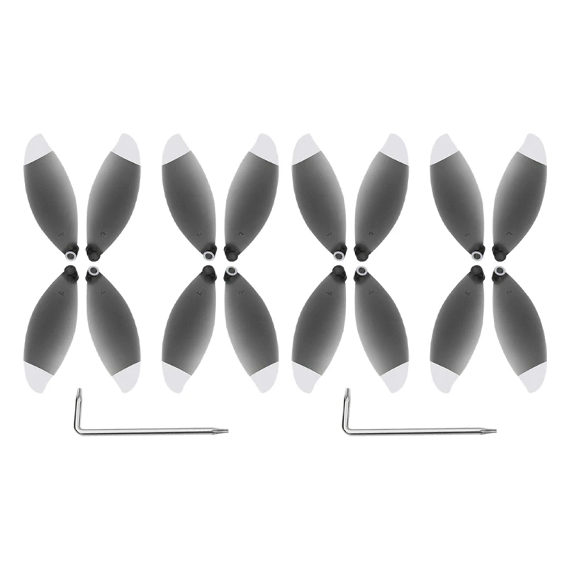 

Top 16Pcs Propeller Props For Parrot Anafi Drone Replacement Blade Wing Fan Accessory(Black And White)