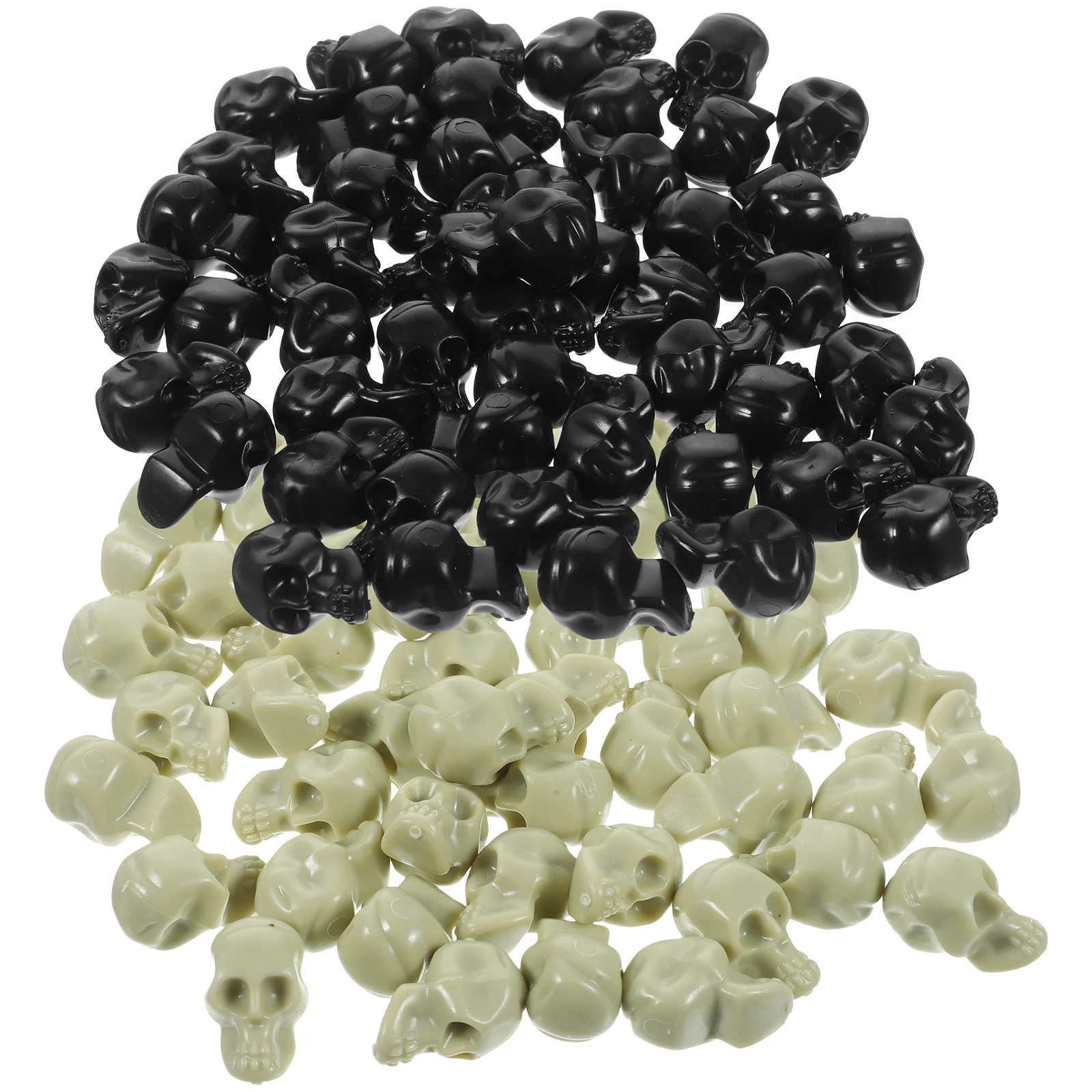 100 шт. игрушки объемные украшение в виде черепа на Хэллоуин маленькая голова