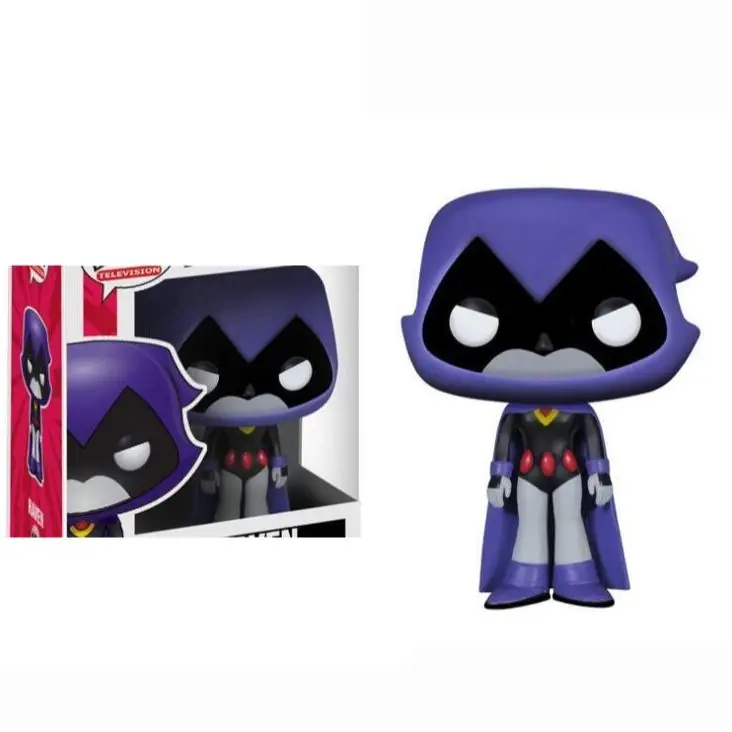 Funko POP Teen RAVEN 108 # Titans Go! Виниловые куклы Коллекция экшн-фигурок Ограниченная серия