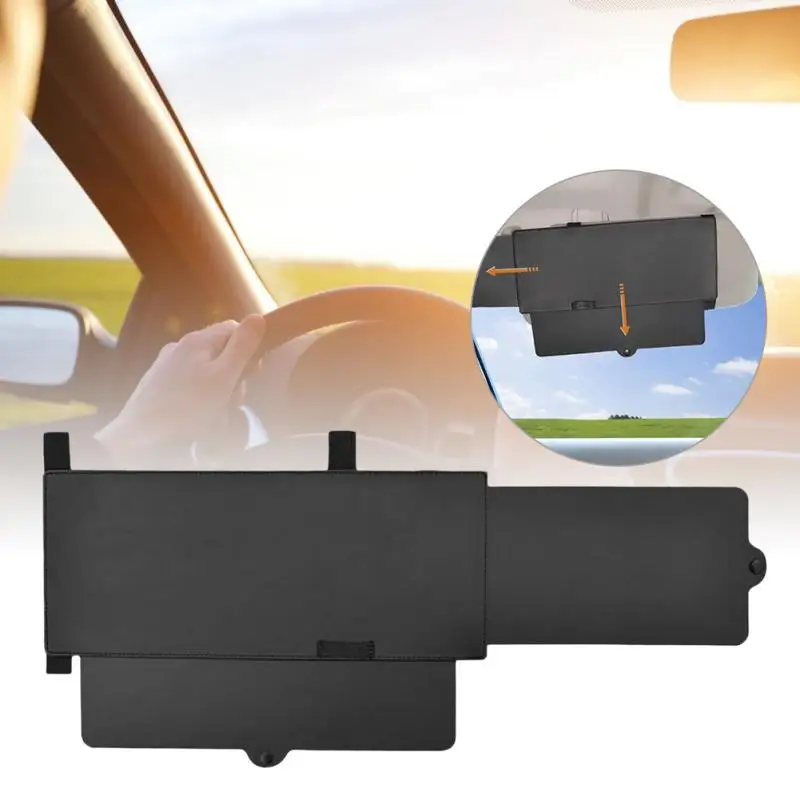 

1pcs Car Sun Visor Shockproof Uv Rays Blocker Universal Anti-glare Car Sun Visor Extender For Car Sun Shade Goggles Car Supplies