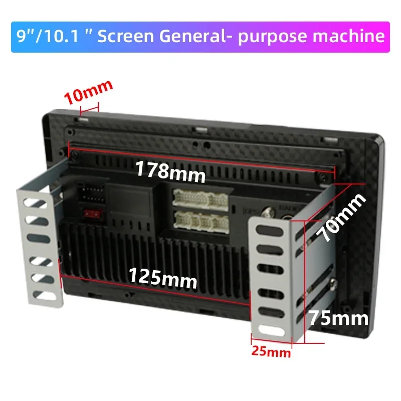 Srnubi SSR 9 10-дюймовый универсальный Android 12 Carplay Автомобильный радиоприемник