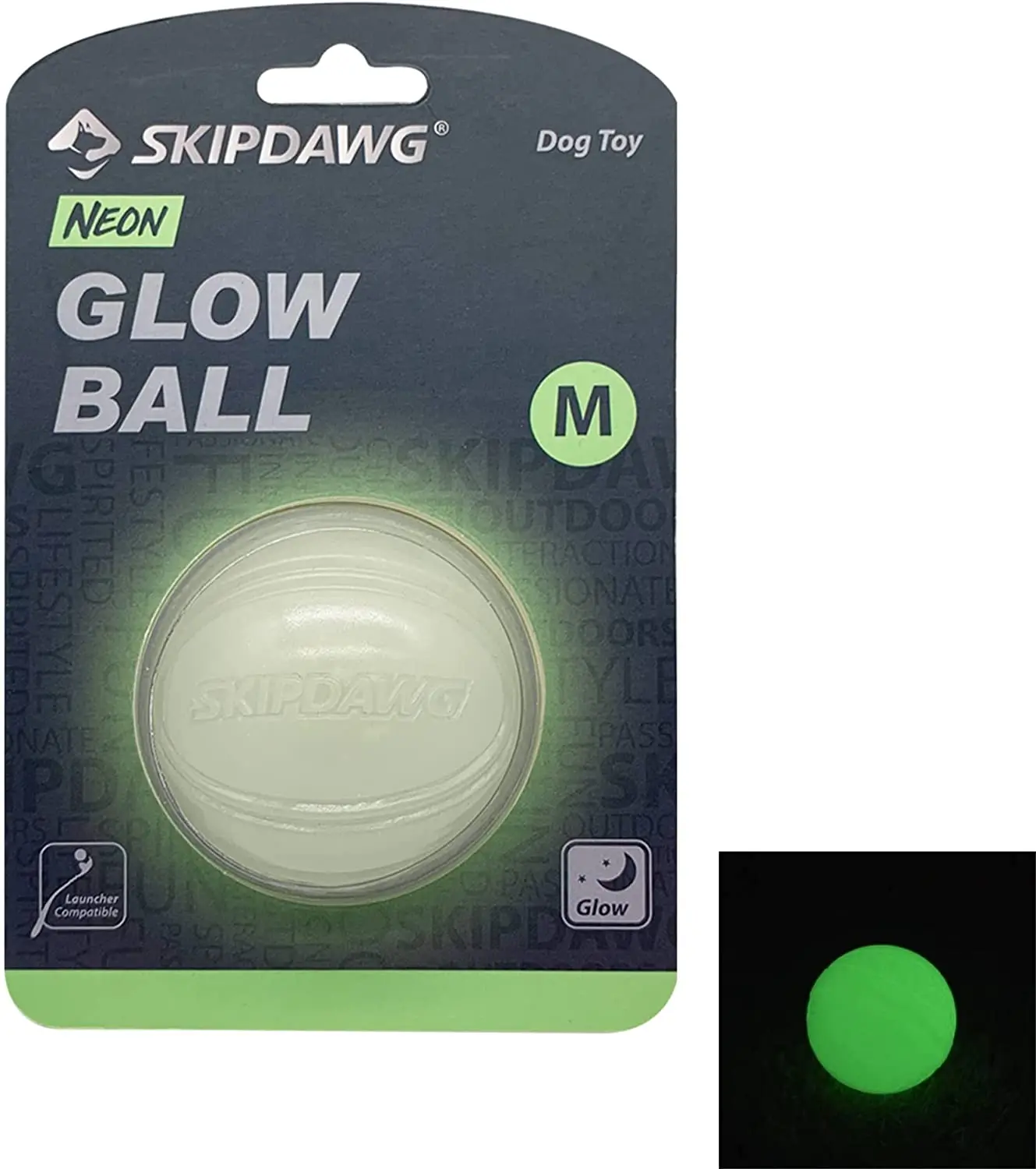 

Светящийся собачьи мячи с высокой видимостью