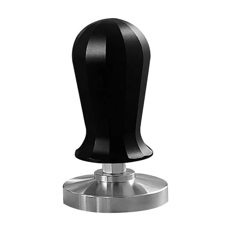 

Espresso Coffee Tamper Stainless Steel Flat Base Coffee Powder Press Hammer With Constant Spring Pressure