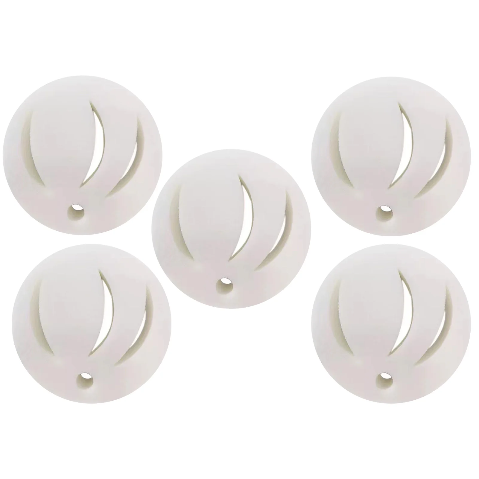 

Pool Filter Balls 5 Pcs/set Oil Absorbing Scum Sponge White Oil Cleaning Tools Filter Scum Sponge For Hot Tub Swimming Pools And