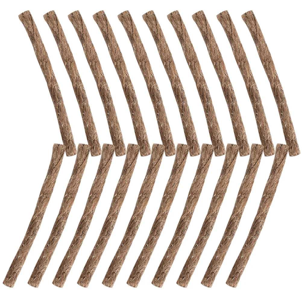 

20 Pcs Fuse Twine Rope Lighter Fireplace Tools Outdoor Survival Specialty Starter Beeswax Burning