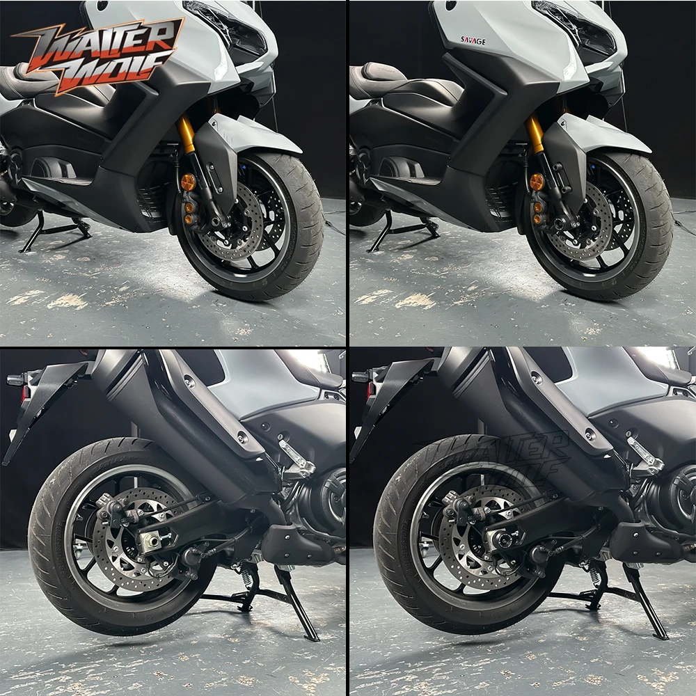Фото 2025 M6 переднее крыло, брызговик, слайдер вилки для Yamaha T-MAX 560 XP 560 Tech Max, слайдер вилки колесной оси, защита маятника №3