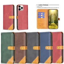 Kickstand Leather Cover for Oppo A76 A96 FIND X5 A16S A54S A55 A7 A15 A74 A94 A93 A54 F19 A72 A52 A92 Phone Case Card Slots