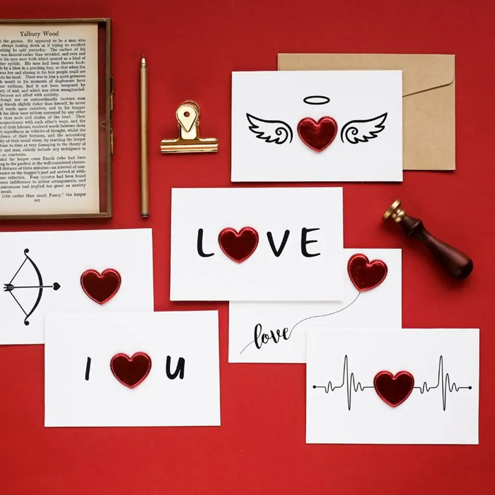 Качественное стереоскопическое Свадебное приглашение на День святого Валентина