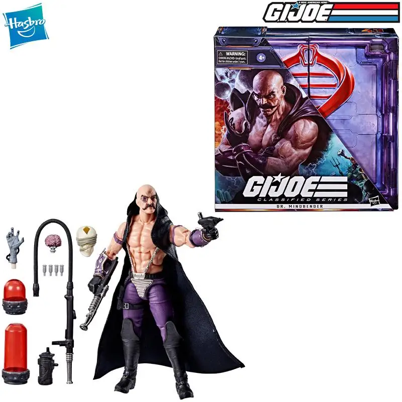 

Hasbro G.i.joe Classified Series Dr.mindbender Deluxe Action Figure 6 Inch Scale Authentic New Collectible Toys F4004