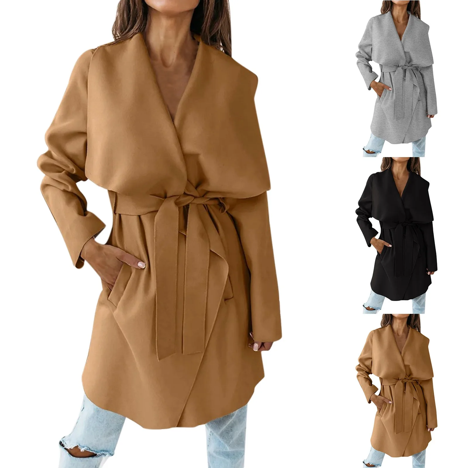 

Новинка Осень-зима 2022 Кардиган с длинным рукавом на бретельках шерстяное пальто шерстяные зимние куртки маленького размера