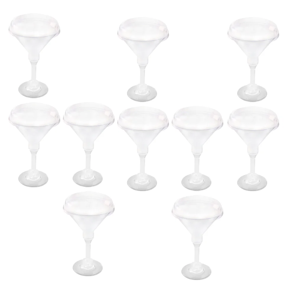 

10pcs Dessert Cup Mousse Cup Appetizer Cup Parfait Cups Clear Cup Dish Plate for Snack Pudding Sundae Yogurt Transparent