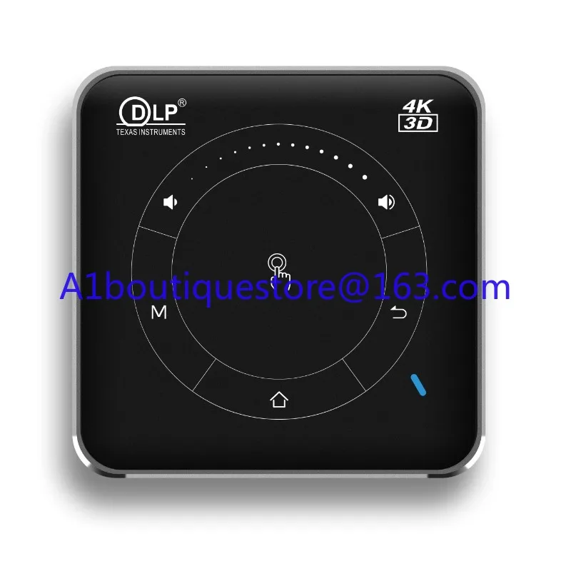 Мини-проектор DLP 50 люмен система Android 9 0 3D/4K вход декодирования четырехугольная