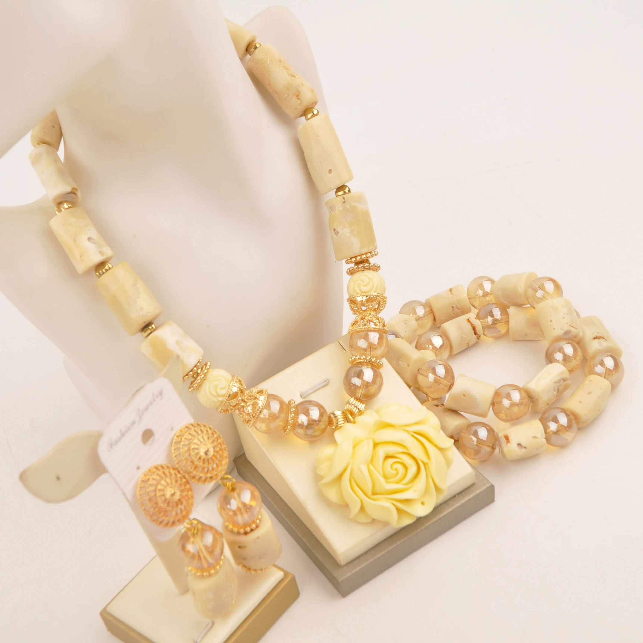 Ожерелье Свадебные украшения Натуральный Коралл африканская мода коллекция