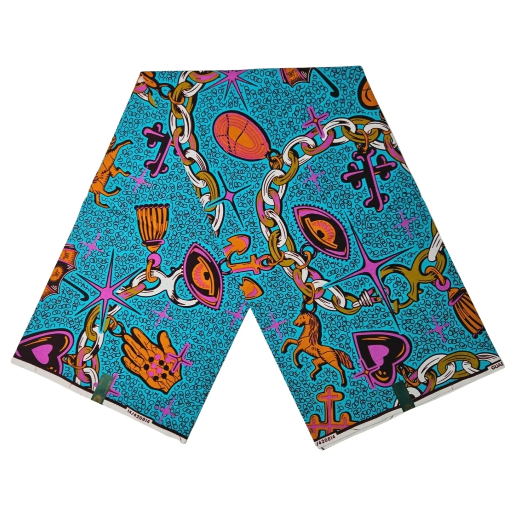 Высокое качество настоящая хлопчатобумажная восковая ткань с принтами воск