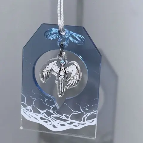 Ayanami Rei акриловый Omamori аниме брелок водный синий амулет брелок для ключей мужской Kawaii брелок для ключей женская сумка кулон аксессуары подарок