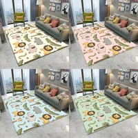 high quality rug childrens flannel carpet animal puzzle game learn for baby play non slip carpet in the childrens room tapis