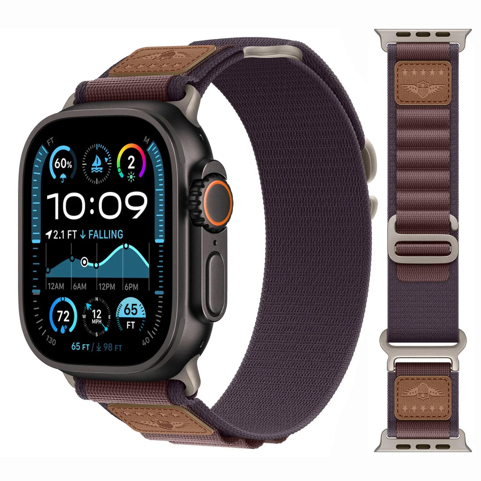 Альпийская лента для ремня Apple Watch 44mm 45mm 49mm 40mm 41mm 42mm 38mm correa браслет iWatch Ultra series 7 6 se 8 9