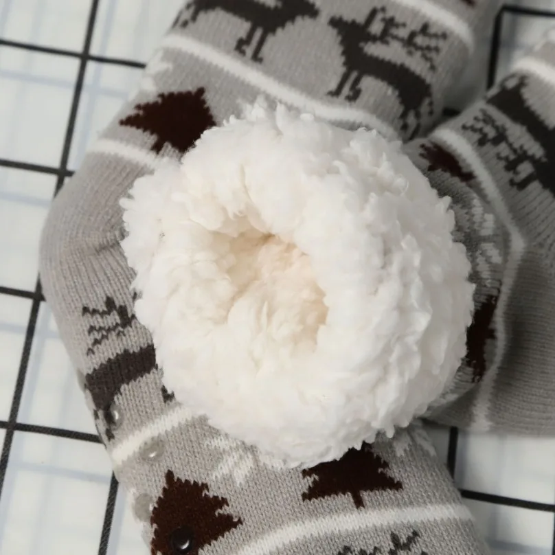 Термоноски мужские зимние теплые короткие мягкие Нескользящие напольные