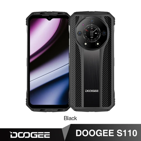 Смартфон DOOGEE S110, 6,58 дюйма, 12 + 256 ГБ, Helio G99, 6 нм, 10800 мА ч, 66 Вт