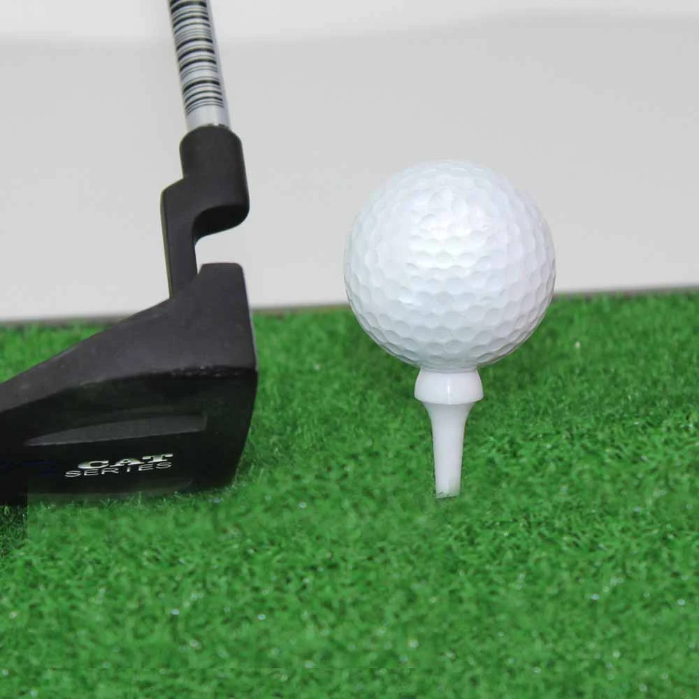 100Pcs/Lot White Plastic Cushion Top Golf Tees Durable 35mm Mat for Golfer Beginner Training Practice Ball Hole Holder |