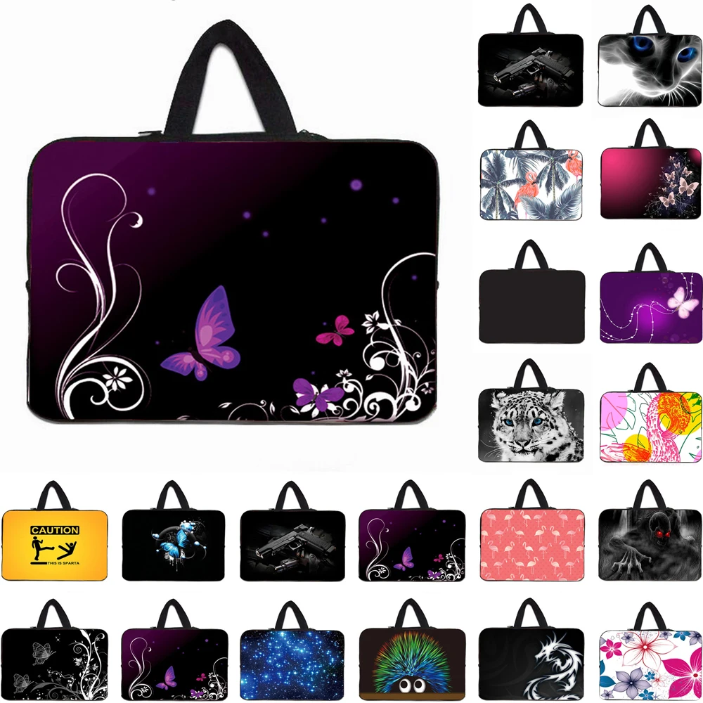 

Notebook Handle Bag Neoprene Case 10/12/13/14/15/16/17 inch Shoulder Strap Carry Cover Conque For Macbook Pro 14.2 16 Lenovo MSI