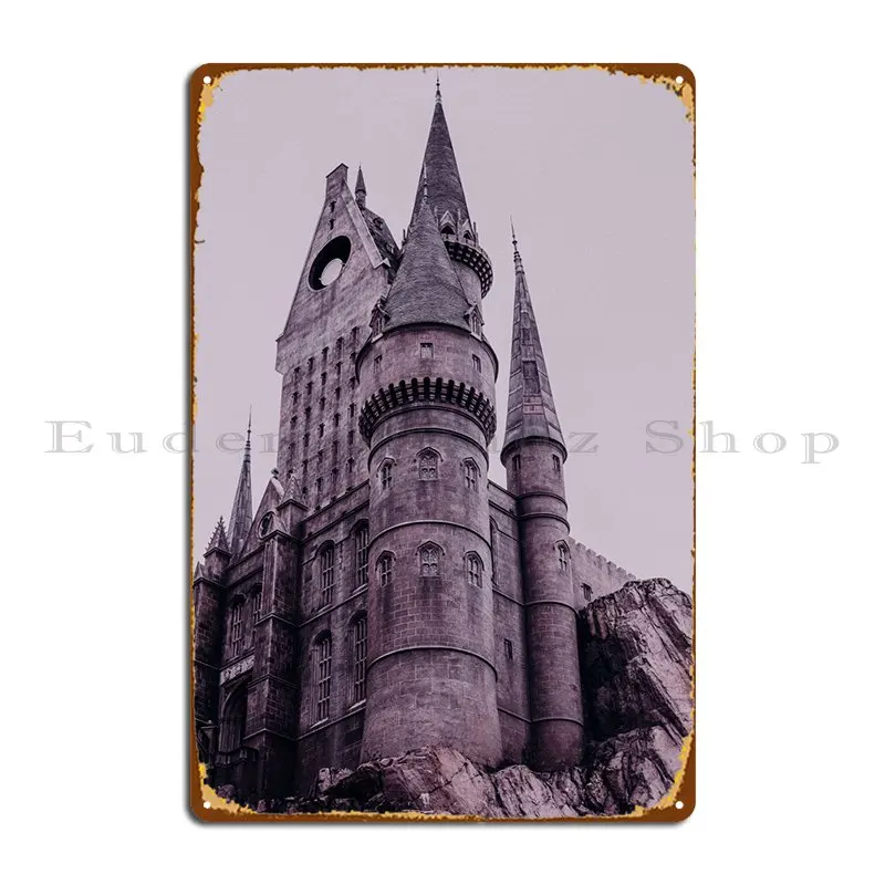 

Металлический плакат с изображением старого замка, для паба, гаража, кинотеатра