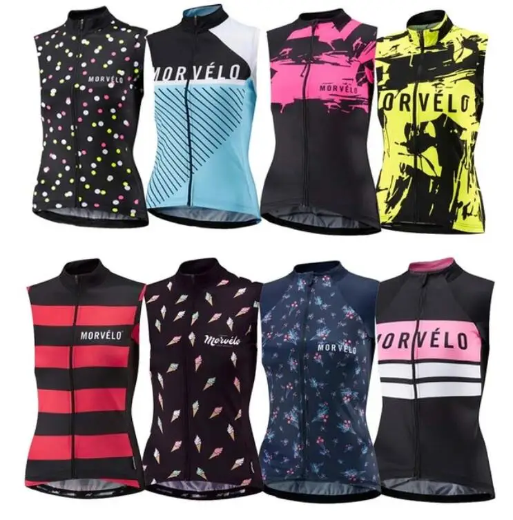

Morvelo Women cycling jersey vest Mountain Bike sleeveless jersey Maillot Bicycle downhill Shirt Cycling Clothing