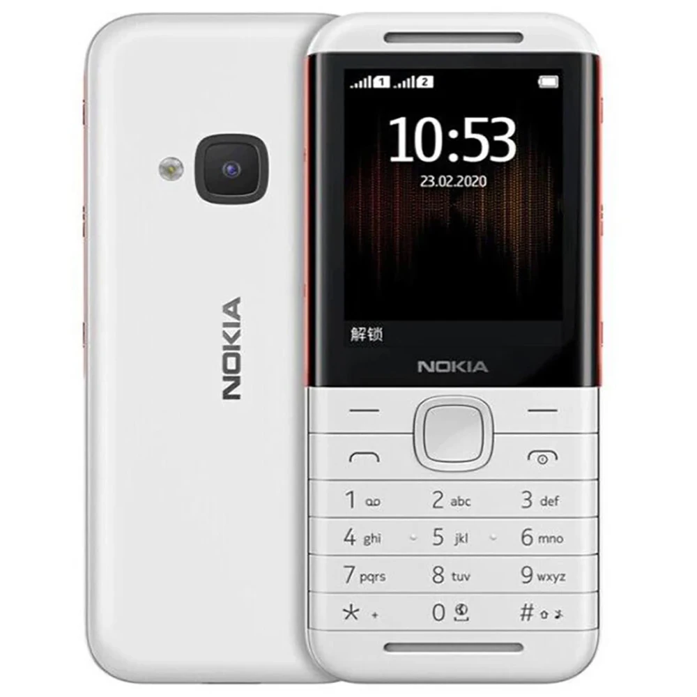 Фото Телефон Nokia 5310 2020, 2 SIM-карты, двойной стереозвук, 1200 мАч, FM-радио, разъем для наушников 3,5 мм, Bluetooth, MP3, MicroUSB, Nokia SparePhoneUnlock №1