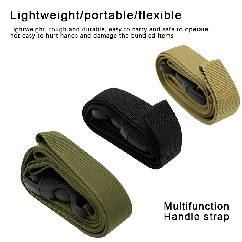 

Travel Straps 1pc Durable Nylon Cargo Restraint Luggage Straps with Camping Hiking