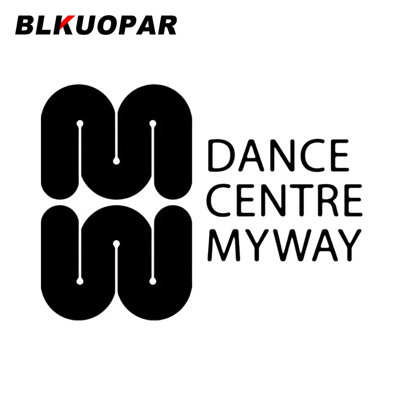 

BLKUOPAR танцевальный центр MYWAY Автомобильная наклейка Водонепроницаемая высечка окклюзия царапина виниловая наклейка творческий бампер индивидуальная Автомобильная этикетка