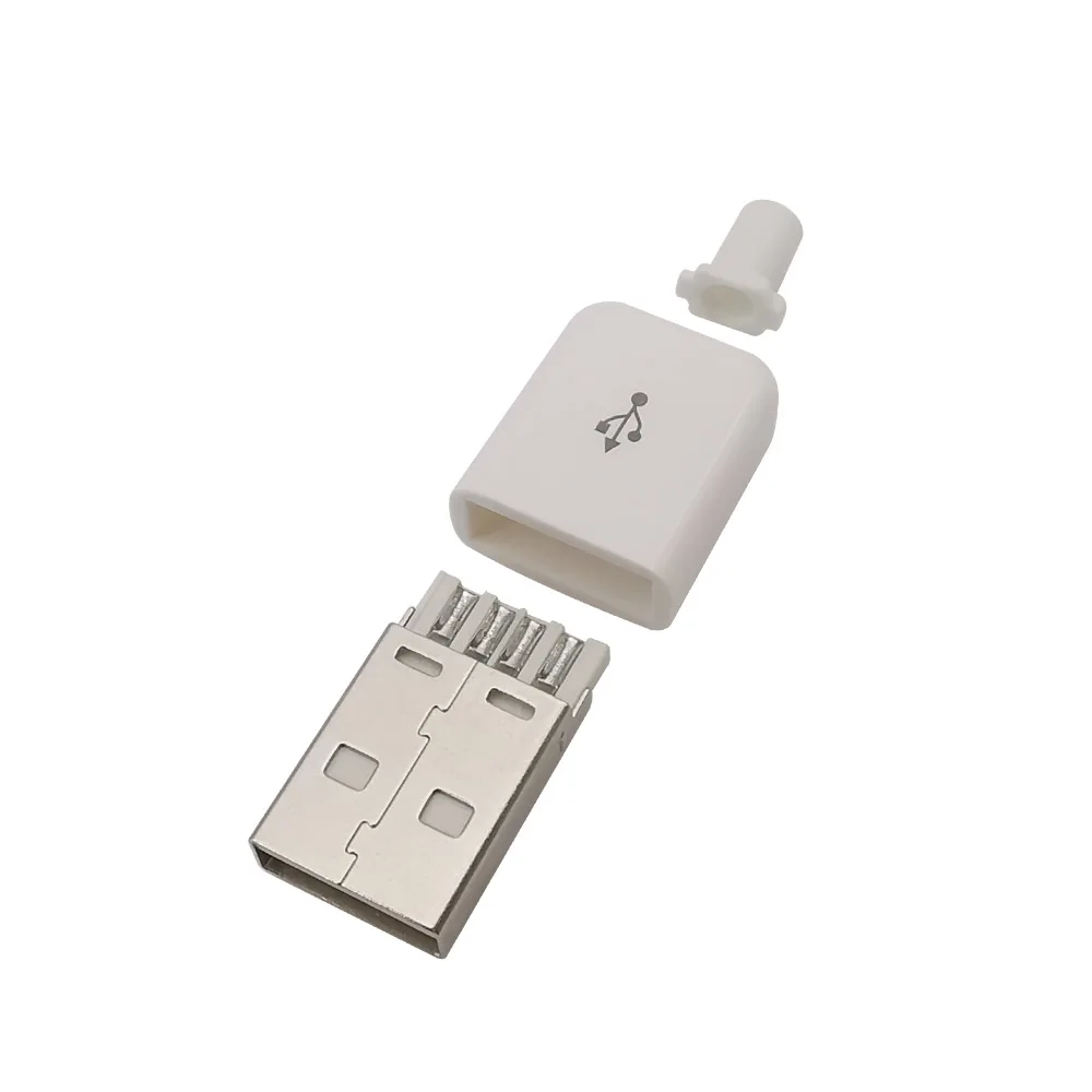 

5/10 шт., 4-контактный Переходник USB 2,0 типа А