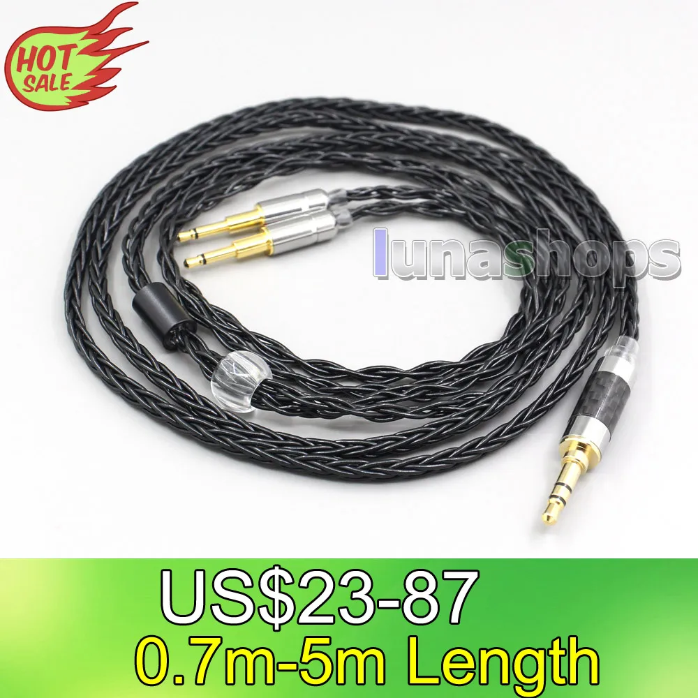 

LN006456 XLR Balanced 8 Core OCC Silver Mixed Headphone Cable For Oppo PM-1 PM-2 Planar Magnetic 1MORE H1707 Sonus Faber Pryma