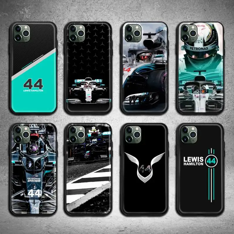 

Lewis Hamilton Car 44 Phone Case For iphone 13 12 11 Pro Max Mini XS Max 8 7 6 6S Plus X 5S SE 2020 XR cover