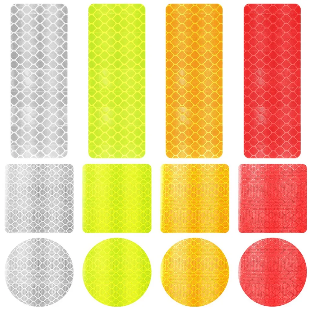 

120 Pcs Reflective Tape, Reflective Stickers Tape Night Visibility Trailer Reflective Tape for Bikes Clothing Helmet