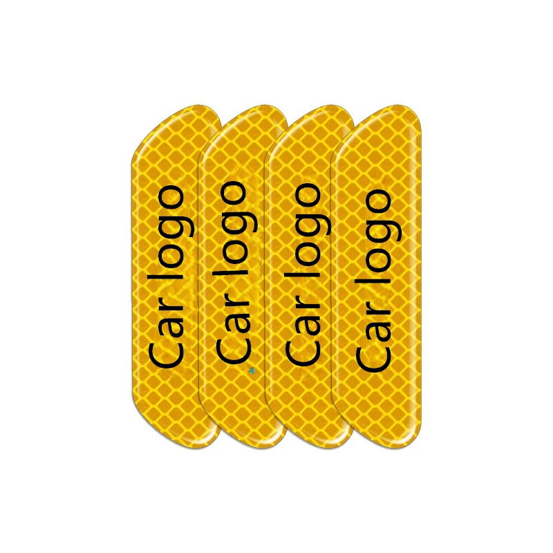 

Автомобильные светоотражающие наклейки, светящееся предупреждение, многофункциональные для автомобильных логотипов, декоративные наклейки для мотоциклов, бухта с царапинами