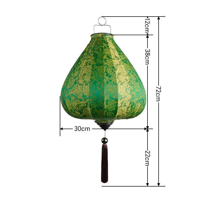 

Шелковый подвесной фонарь 12/14 дюймов