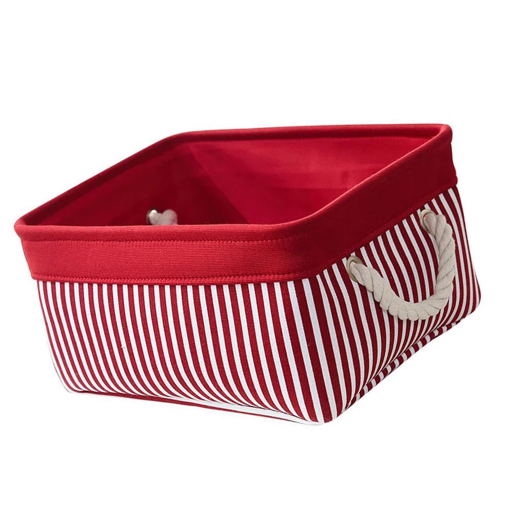 

Basket Storage Laundry Fabric Cube Hamper Wardrobe Cloth Wedding Bin Cabinet Woven Rustic Decorative Foldable Dirty Table Sundry