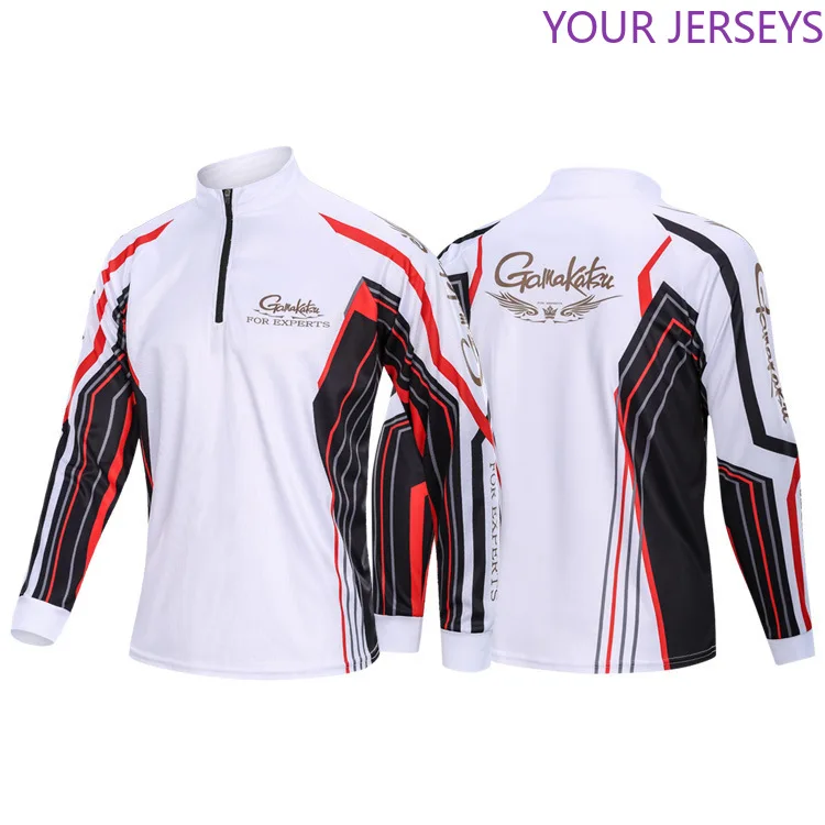 

Gamakatsu Fishing Clothing Long Sleeve Outdoor Breathable Shirts Anti UV Quick Dry Hooded Cycling Hunting Hiking Clothes Pesca