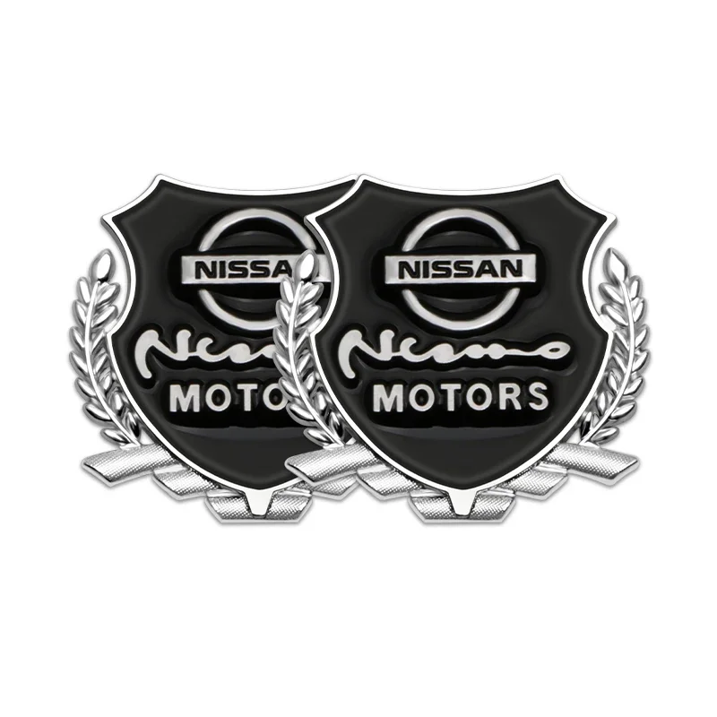 

2 шт., Стайлинг автомобиля, боковое крыло, эмблема, наклейки, значки, украшения для Nissan Qashqai Juke Pulsar Sentra Altima Patrol nismo