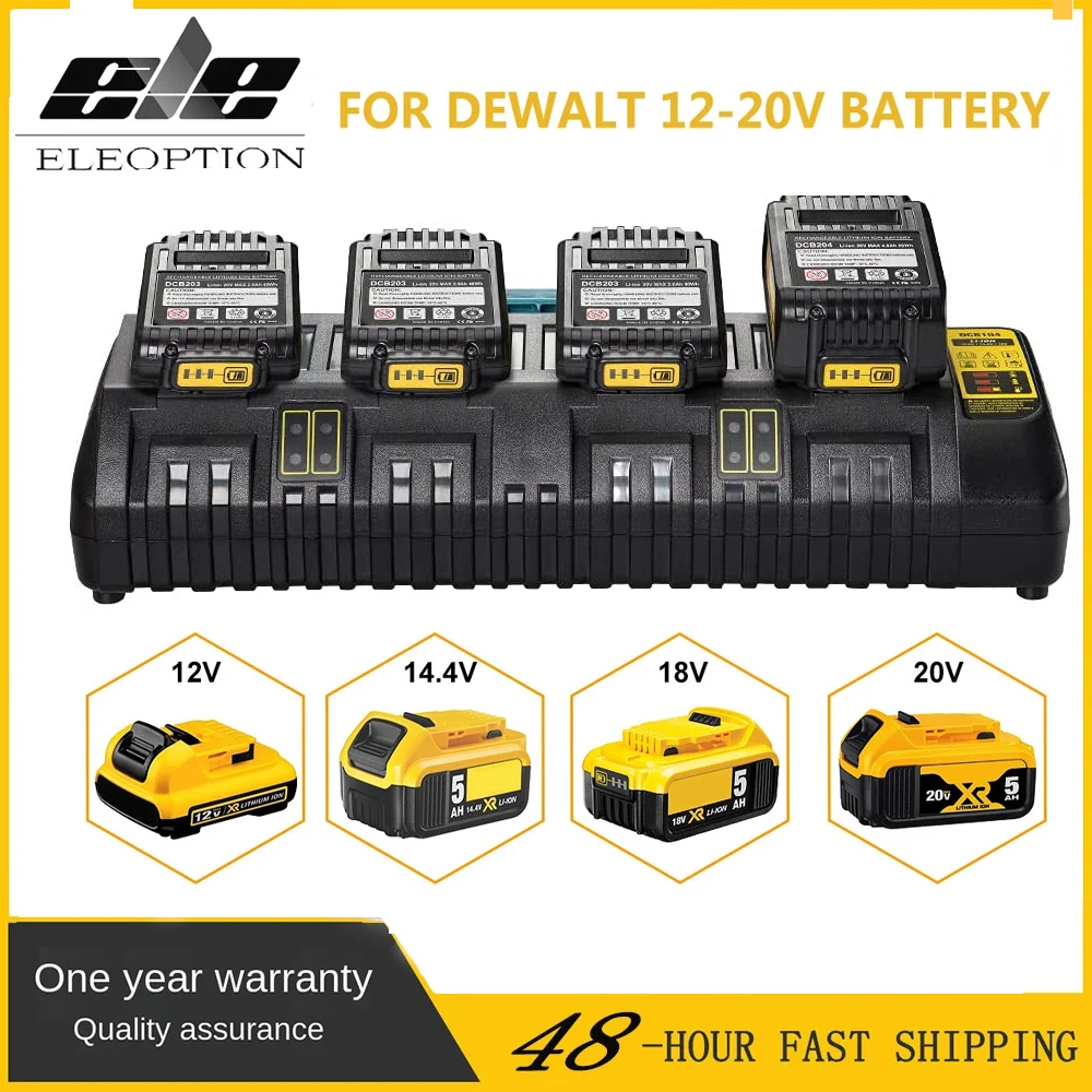 

Зарядное устройство для литий-ионных аккумуляторов Dewalt 12-20 в, DCB206 DCB205 DCB204 DCB203 DCB201 DCB120, замена DCB102 DCB104 DCB118