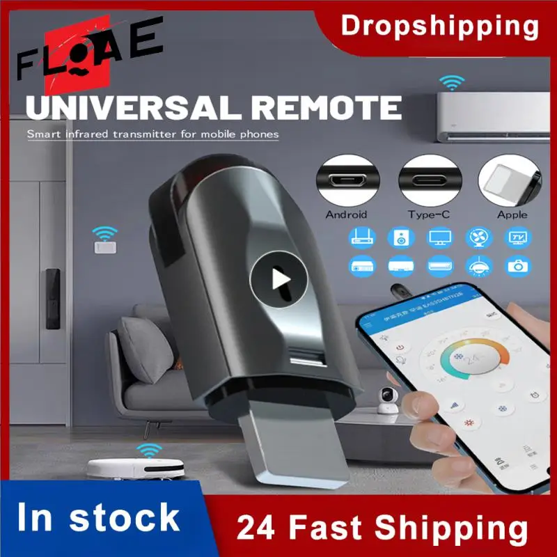 

ИК-пульт дистанционного управления для смартфона, мини-адаптер для Type-C/Micro USB/Lightning, универсальный пульт дистанционного управления через приложение