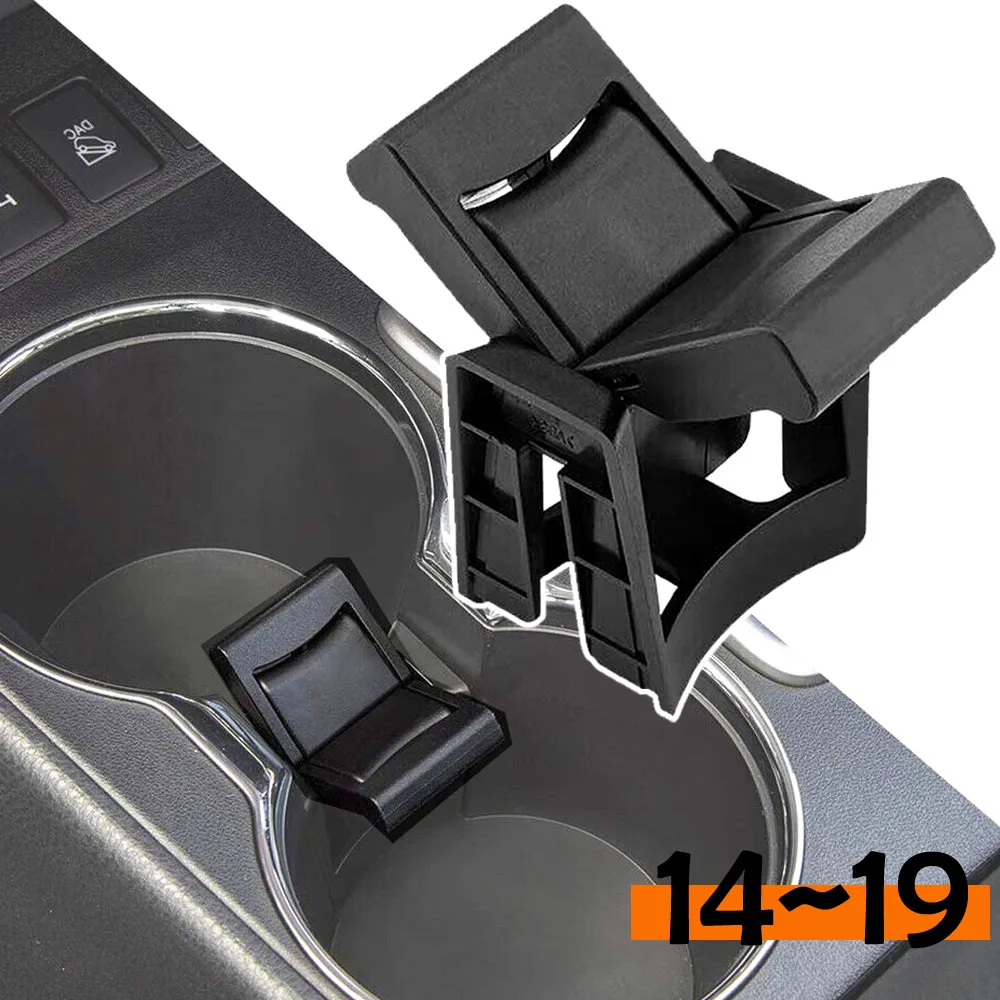 

Центральный подстаканник для консоли, разделитель для Toyota Highlander Kluger 2014 2015 2016 2017 2018 2019 2020, регулируемые аксессуары