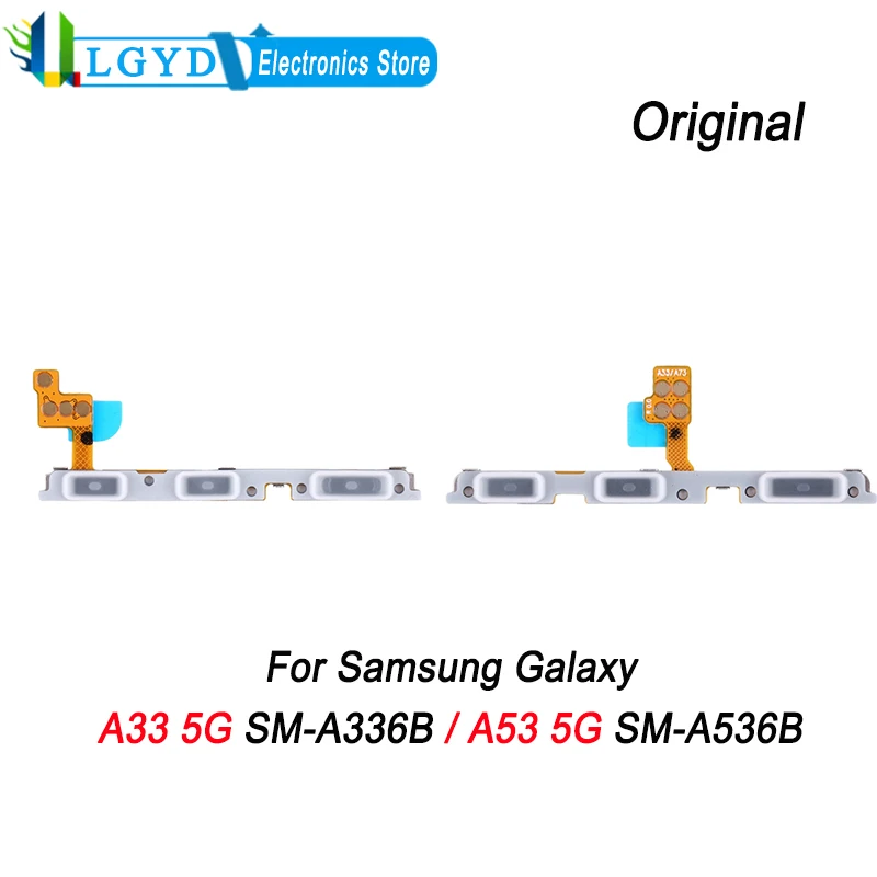 

Оригинальная Кнопка питания и кнопка регулировки громкости гибкий кабель для Samsung Galaxy A33 5G/A53 SM-A336B