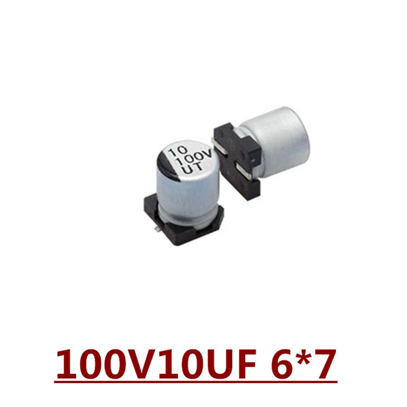 

Бесплатная доставка 20 шт. распродажа 10UF100V SMD 10 мкФ 100v 6,3*7,7 мм 6*7 мм