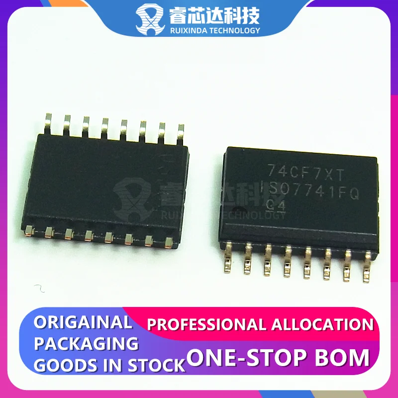 

ISO7741FQDWRQ1 SOP16 ISO7741FQ ISO7741FQDWR General Purpose Digital Isolator 5000Vrms 4 Channel 100Mbps 40kV/µs CMTI 16-SOIC