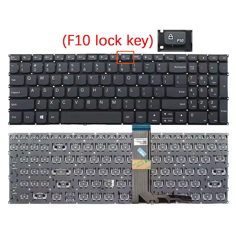 Новая клавиатура для ноутбука Lenovo IdeaPad slim 3 15IRU8 Air 15IIL 2020 15ARE 2021 15 IAL7 2022 (ключ