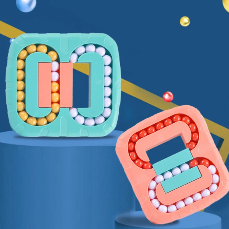 

Забавная вращающаяся волшебная игрушка-кубик на кончик пальца, детский гироскоп на палец, магический диск, обучающий образовательный кубик, игрушка, подарок для детей