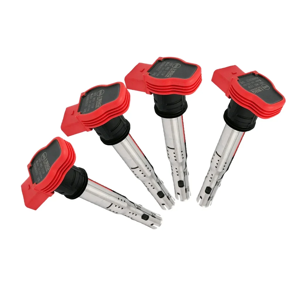 4шт 06Е 905115 F Автомобильная катушка зажигания для VW Jetta Golf Passat Tiguan CC Audi A3/4/5/6/7/8 TT Q3/5 R8