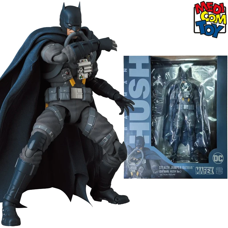 

В наличии оригинальная игрушка Medicom MAFEX No 166, Бэтмен HUSH Ver STEALTH JUMPER, Аниме фигурки, коллекционные игрушки, подарки